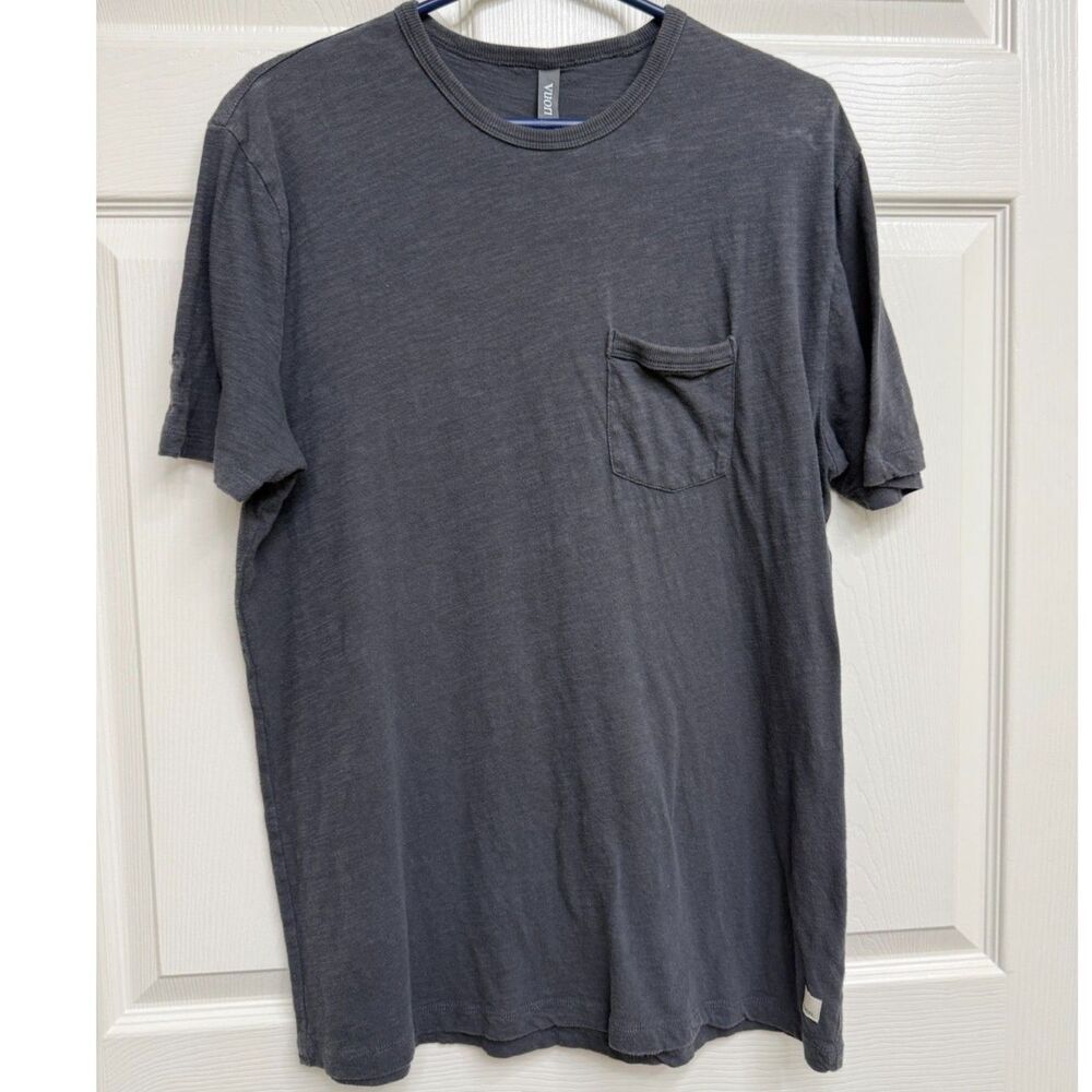Mens Vuori Gray Pocket T-shirt - Size Large